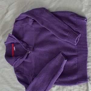 Izod Henley Navy Blue Sweater